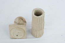 Load image into Gallery viewer, Handmade Ceramic Baby Head Vessel Sculpture Pedestal Studio Pottery Folk Art 11 Inch
