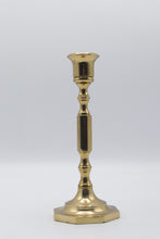 Load image into Gallery viewer, Baldwin Style Solid Brass 7 Inch Candlestick Octagon Base Taper Holder
