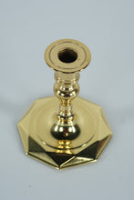 Load image into Gallery viewer, Baldwin Brass Historic Deerfield Candlestick – 3.5" Tall – Solid Brass – Octagon Base
