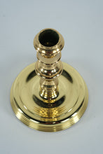Load image into Gallery viewer, Baldwin Solid Brass Candle Holder – 4.25" x 6" Classic Polished Brass Candlestick
