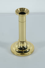Load image into Gallery viewer, Baldwin Solid Brass Candlestick Holder – Classic Polished Finish – 6.25" Tall
