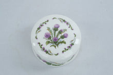 Load image into Gallery viewer, Balfour China Scotland Scottish Thistle Porcelain Trinket Box 3 Inch

