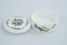 Load image into Gallery viewer, Balfour China Scotland Scottish Thistle Porcelain Trinket Box 3 Inch
