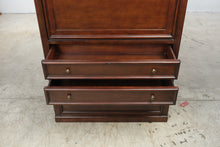 Load image into Gallery viewer, Ballard Designs Secretary Desk Display Cabinet with Glass Doors
