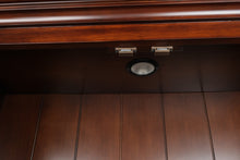 Load image into Gallery viewer, Ballard Designs Secretary Desk Display Cabinet with Glass Doors
