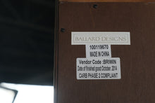 Load image into Gallery viewer, Ballard Designs Secretary Desk Display Cabinet with Glass Doors
