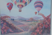 Load image into Gallery viewer, Warren Percell A Salute to Napa WCP 880 Napa Valley Vineyard Framed Print
