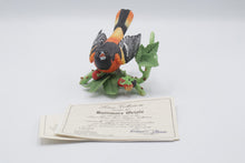 Load image into Gallery viewer, Lenox Baltimore Oriole 1990 Garden Bird Porcelain Figurine Certificate
