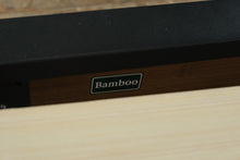 Load image into Gallery viewer, Modern Bamboo &amp; Metal Queen Platform Bed with USB Ports &amp; Headboard Shelf
