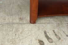 Load image into Gallery viewer, Traditional Inlaid Wood End Table with Lower Shelf
