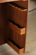 Load image into Gallery viewer, Exquisite Carved Oriental Flip-Top Bar Cabinet – Green Stone Inlay Top – Rare Multi-Use Liquor &amp; Wine Storage
