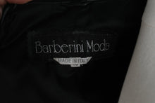 Load image into Gallery viewer, Barberini Moda Italian Black Leather Blazer Jacket Size 48
