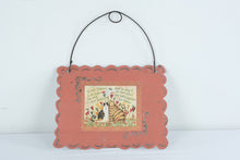 Load image into Gallery viewer, Barnstorm Cat Friendship Recycled Metal Wall Plaque Folk Art 14 x 11
