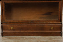 Load image into Gallery viewer, Antique 4-Stack Tiger Oak Barrister Bookcase with Lower Drawer (c. 1890–1910)
