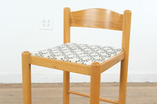 Load image into Gallery viewer, Postmodern Maple Counter Stool with Upholstered Seat
