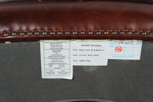 Load image into Gallery viewer, Bassett 3623-12LS Top-Grain Leather Club Chair with Nailhead Trim

