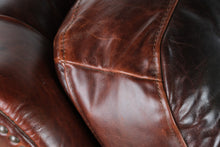 Load image into Gallery viewer, Bassett 3623-12LS Top-Grain Leather Club Chair with Nailhead Trim
