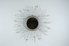 Load image into Gallery viewer, Bassett Mirror Co. Silver Starburst Wall Mirror – 48” Round
