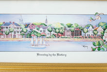 Load image into Gallery viewer, Betty Canady Breezing by the Battery Charleston SC Framed Art Print
