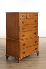 Load image into Gallery viewer, Beals Maple 7-Drawer Chest on Chest
