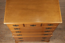 Load image into Gallery viewer, Beals Maple 7-Drawer Chest on Chest
