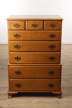 Load image into Gallery viewer, Beals Maple 7-Drawer Chest on Chest
