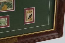 Load image into Gallery viewer, Norman Rockwell “Beating the Deadline” Framed Stamp Art – 17&quot; x 22&quot; – Postal Commemorative Society
