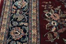 Load image into Gallery viewer, Bordeaux Rug with Navy Border - 8 x 10
