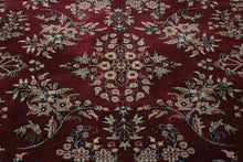 Load image into Gallery viewer, Bordeaux Rug with Navy Border - 8 x 10
