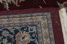 Load image into Gallery viewer, Bordeaux Rug with Navy Border - 8 x 10
