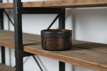 Load image into Gallery viewer, Antique Wooden &amp; Iron Barrel Band Measure – “Brocher 192 NT” Primitive Industrial Tool
