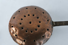 Load image into Gallery viewer, Antique European Copper Bed Warmer with Wooden Handle – Hand-Hammered Hearth Warming Pan
