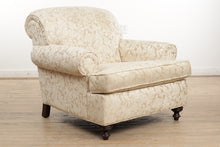 Load image into Gallery viewer, Beige Leaf Patterned Wide Arm Chair - Westwood
