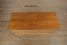 Load image into Gallery viewer, Handmade Wood Bench with Clean Lines and Sturdy Construction
