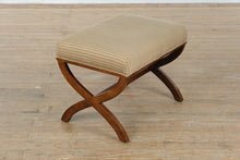 Load image into Gallery viewer, Fairhaven Striped Wood Vanity Bench
