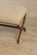 Load image into Gallery viewer, Fairhaven Striped Wood Vanity Bench
