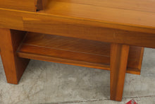 Load image into Gallery viewer, Bench Made Solid Wood Side Table Two Drawer Brass Hardware 30 x 15
