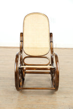 Load image into Gallery viewer, Classic Bentwood Rocking Chair with Cane Seat and Back
