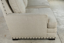 Load image into Gallery viewer, Bernhardt Beige Upholstered Sofa with Nailhead Trim I
