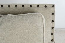 Load image into Gallery viewer, Bernhardt Beige Upholstered Sofa with Nailhead Trim I
