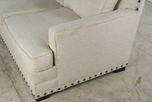Load image into Gallery viewer, Bernhardt Beige Upholstered Sofa with Nailhead Trim I
