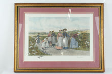 Load image into Gallery viewer, &quot;Berry Pickers&quot; By Jennie Brownscombe – Framed Print - 44  x 34
