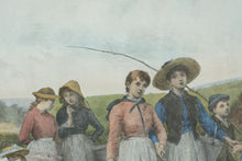 Load image into Gallery viewer, &quot;Berry Pickers&quot; By Jennie Brownscombe – Framed Print - 44  x 34
