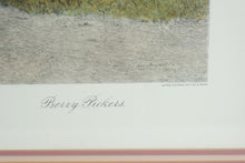 Load image into Gallery viewer, &quot;Berry Pickers&quot; By Jennie Brownscombe – Framed Print - 44  x 34
