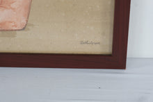 Load image into Gallery viewer, Beth Grove Original Watercolor Potted Plant Botanical Framed Art
