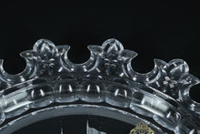 Load image into Gallery viewer, Beyer W Germany 24% Lead Crystal Plate – Etched Tall Ship – Scalloped Rim – With Original Box
