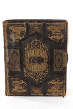 Load image into Gallery viewer, 19th Century Press Leather Family Bible
