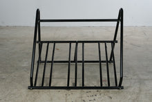 Load image into Gallery viewer, Black Metal Floor Bike Rack Freestanding Bicycle Storage Stand 34 Inch
