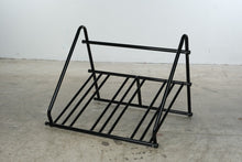 Load image into Gallery viewer, Black Metal Floor Bike Rack Freestanding Bicycle Storage Stand 34 Inch
