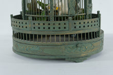 Load image into Gallery viewer, Vintage Chinese Style Pagoda Bird Cage With Carved Figures and Birds
